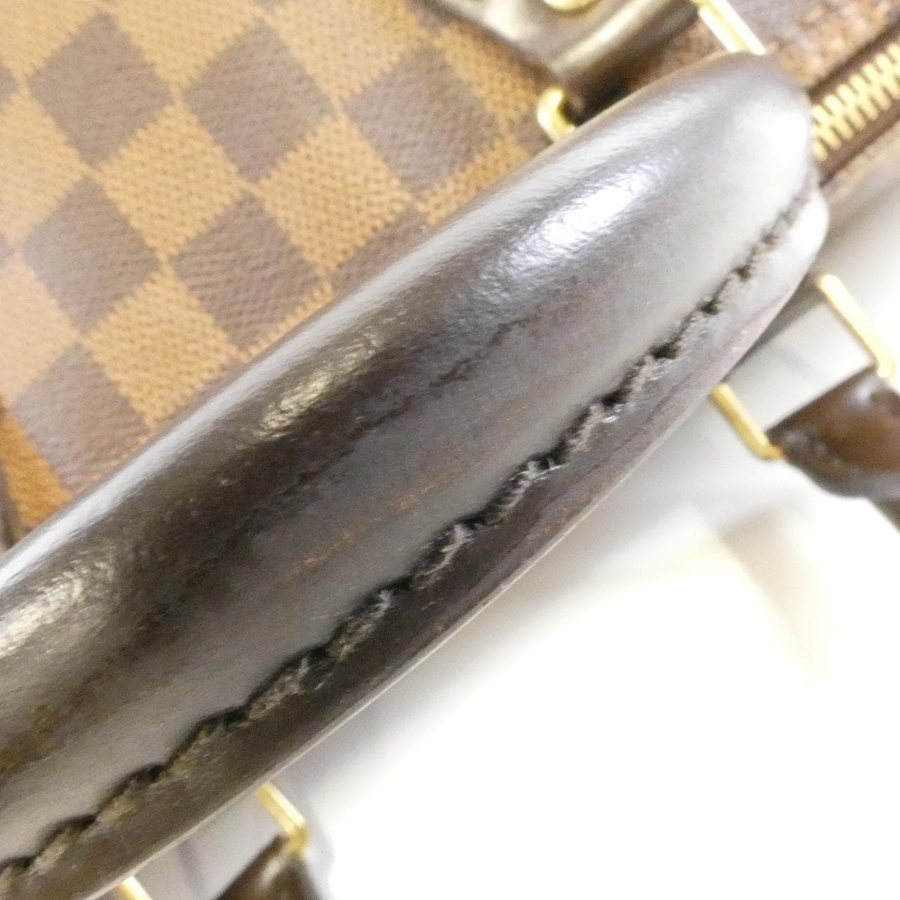 LOUIS VUITTON Speedy N41531 Boston Bag Damier 黑色 Damier 中古品B - 縮圖 7