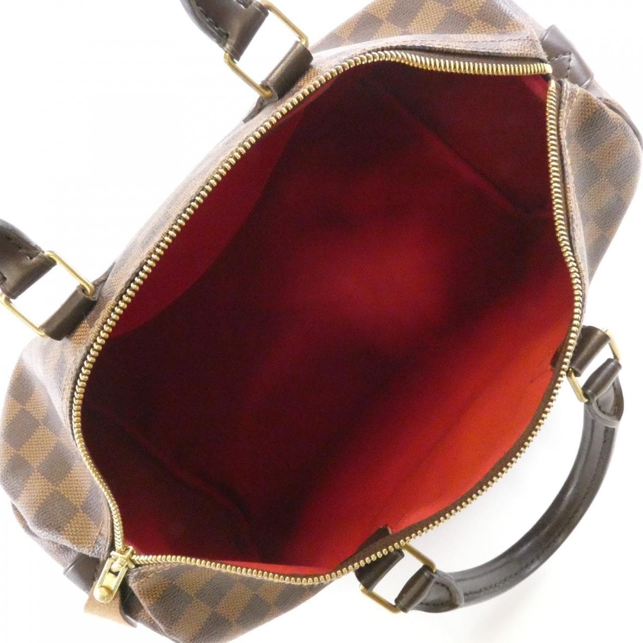 LOUIS VUITTON Speedy N41531 Boston Bag Damier 黑色 Damier 中古品B - 縮圖 9