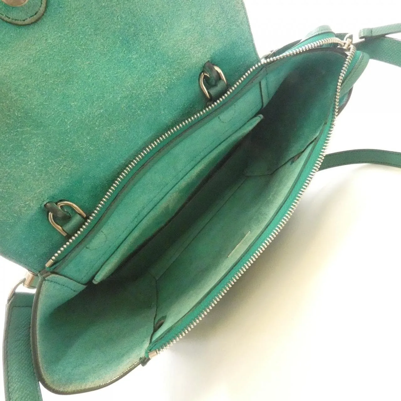 CELINE Belt Bag 180153ZVA Handbag Green Rank B - Thumbnail 7