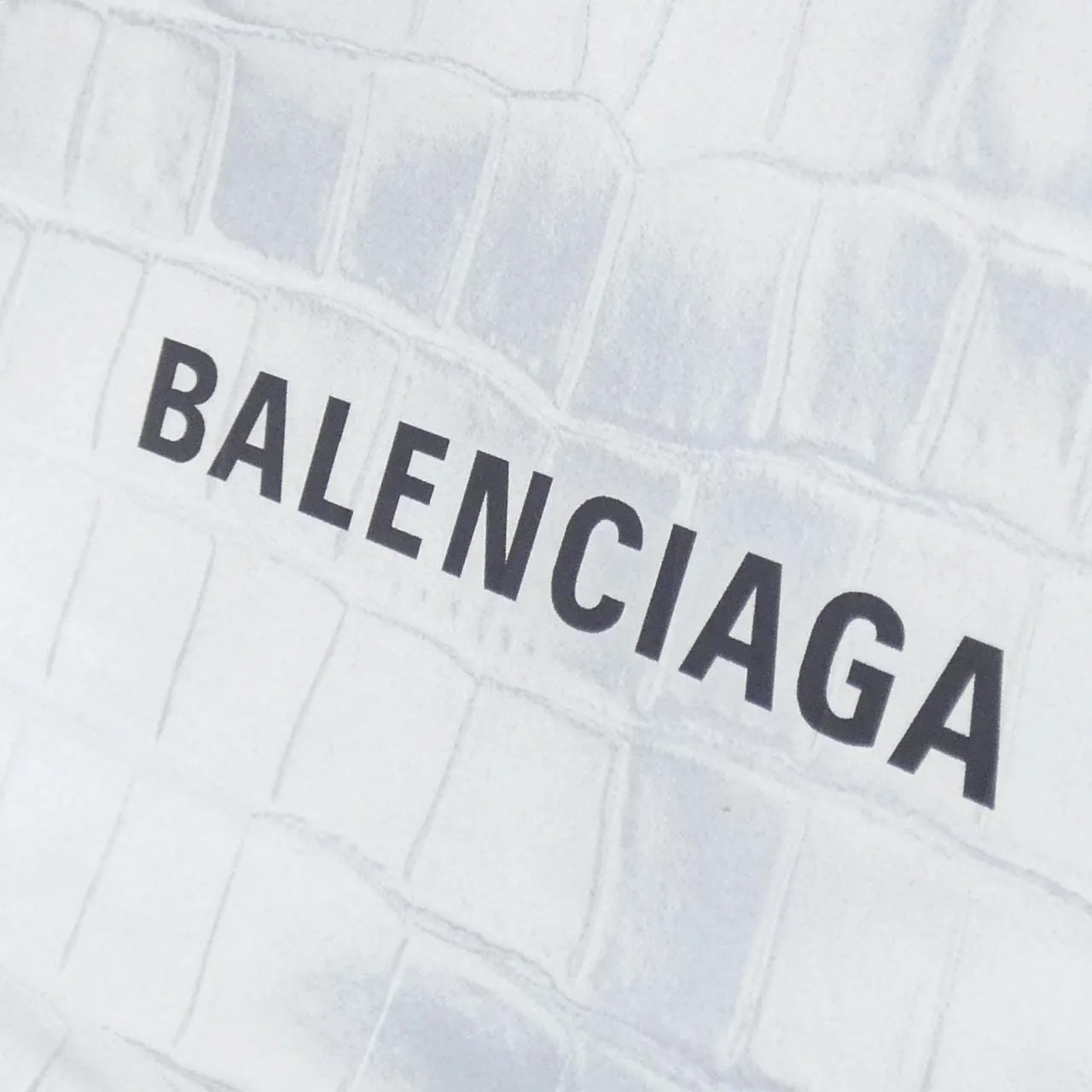 BALENCIAGA 597858 Tote Leather 銀色 皮革 中古品B - 縮圖 4