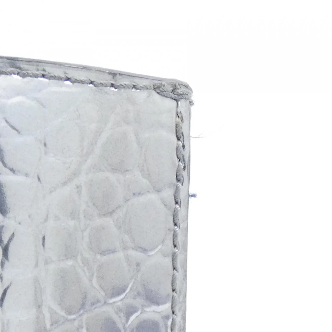 BALENCIAGA 597858 Tote Leather 銀色 皮革 中古品B - 縮圖 7