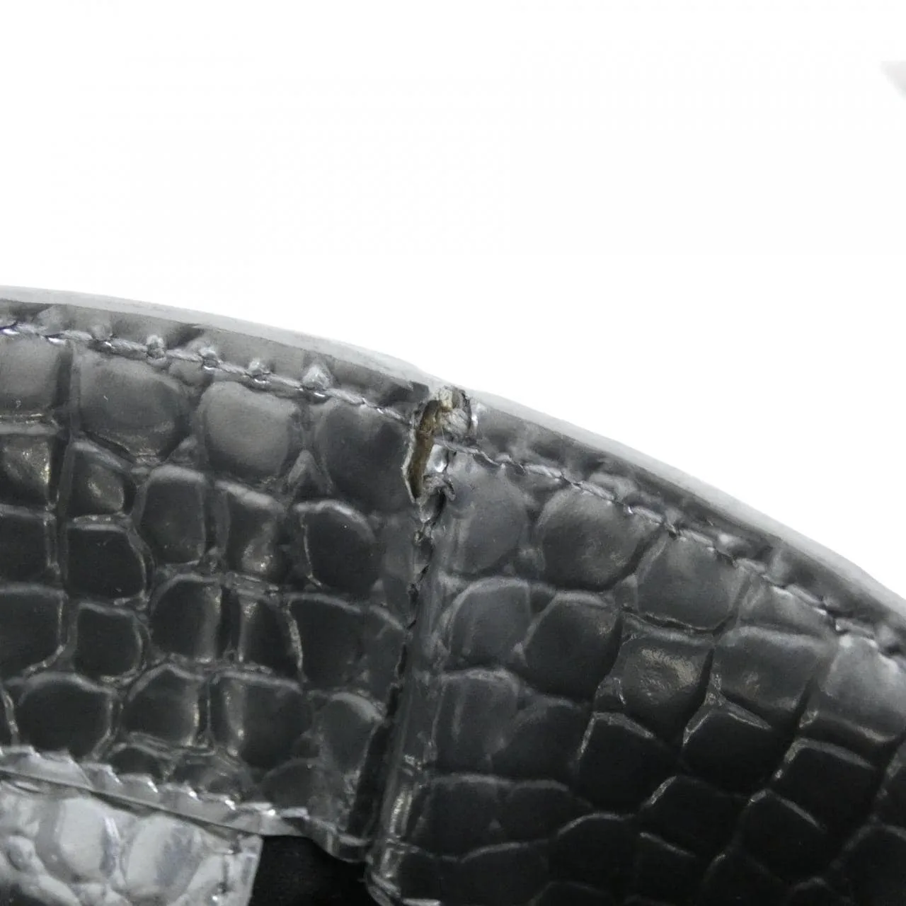 BALENCIAGA 597858 Tote Leather 銀色 皮革 中古品B - 縮圖 10