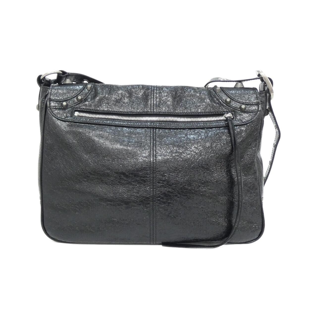 BALENCIAGA Le Cagole 719093 210KR Shoulder Bag Lambskin Black Lambskin - Thumbnail 2