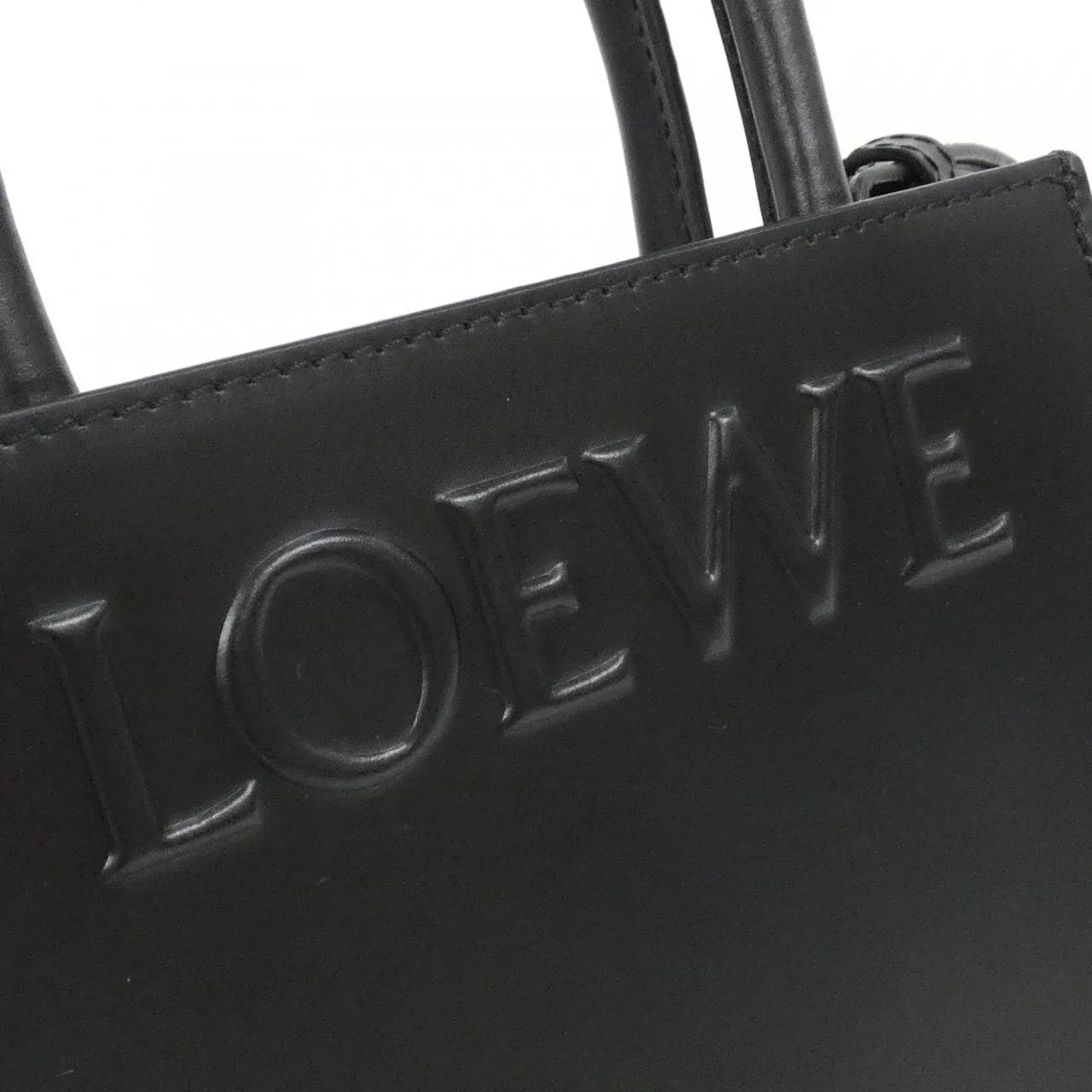 LOEWE A933S30X01 Tote Black - Thumbnail 4