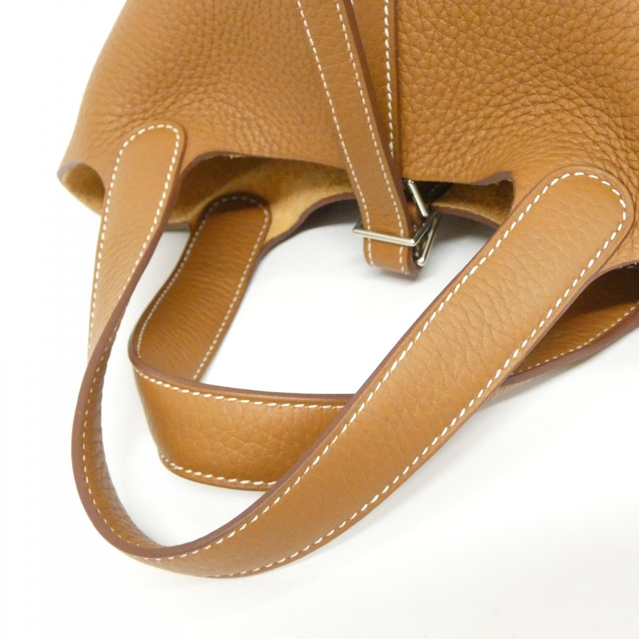 HERMES 056289CK Handbag Clemence Gold Clemence Leather - Thumbnail 5