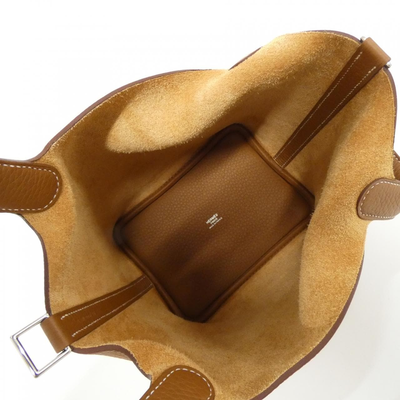 HERMES 056289CK Handbag Clemence Gold Clemence Leather - Thumbnail 6