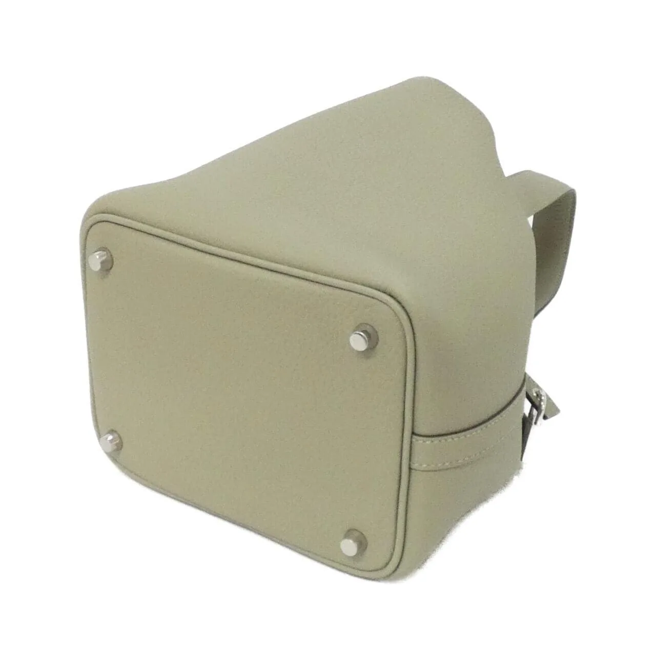 HERMES Picotin 056289CK Handbag Clemence Clemence Leather Unused - Thumbnail 2