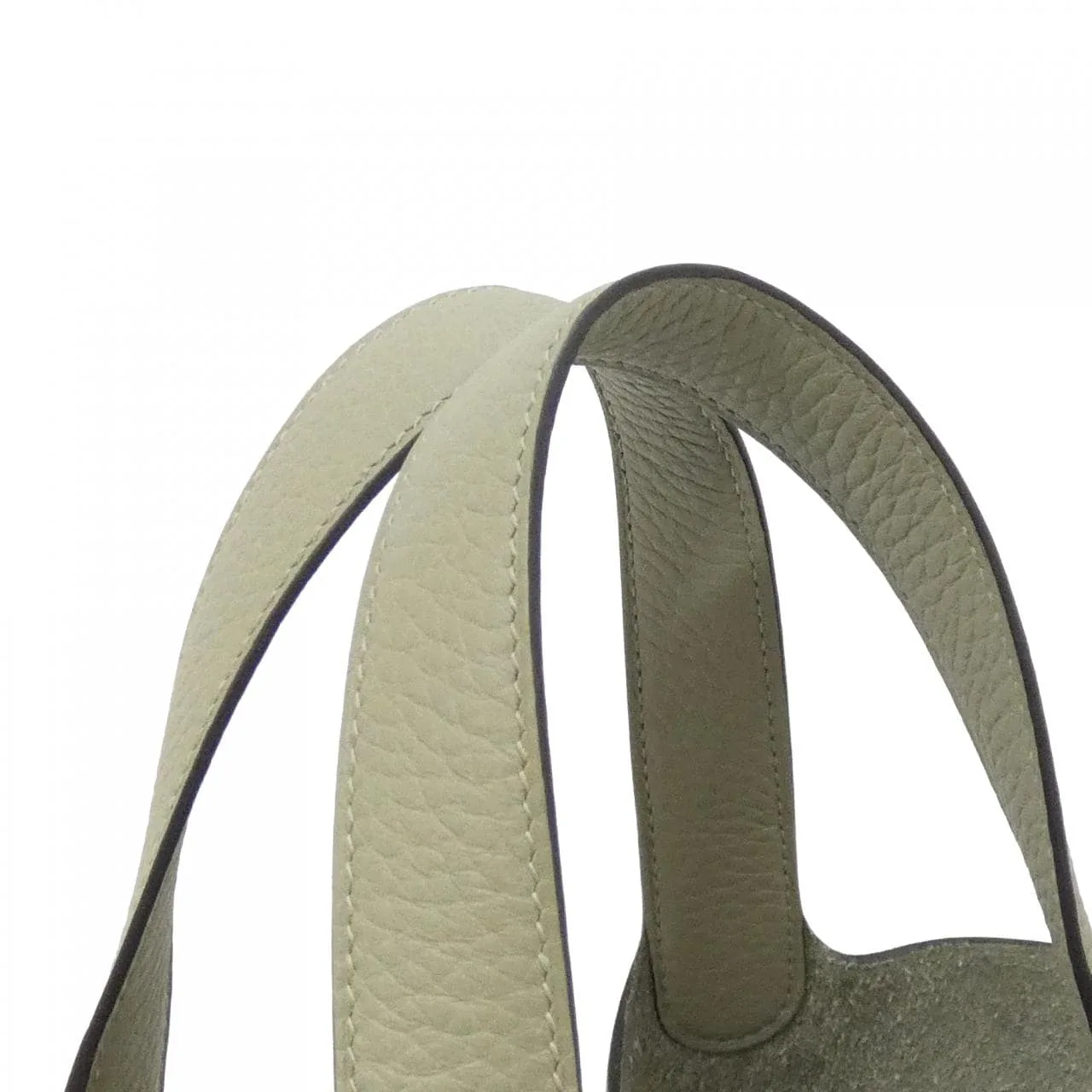 HERMES Picotin 056289CK Handbag Clemence Clemence Leather Unused - Thumbnail 4