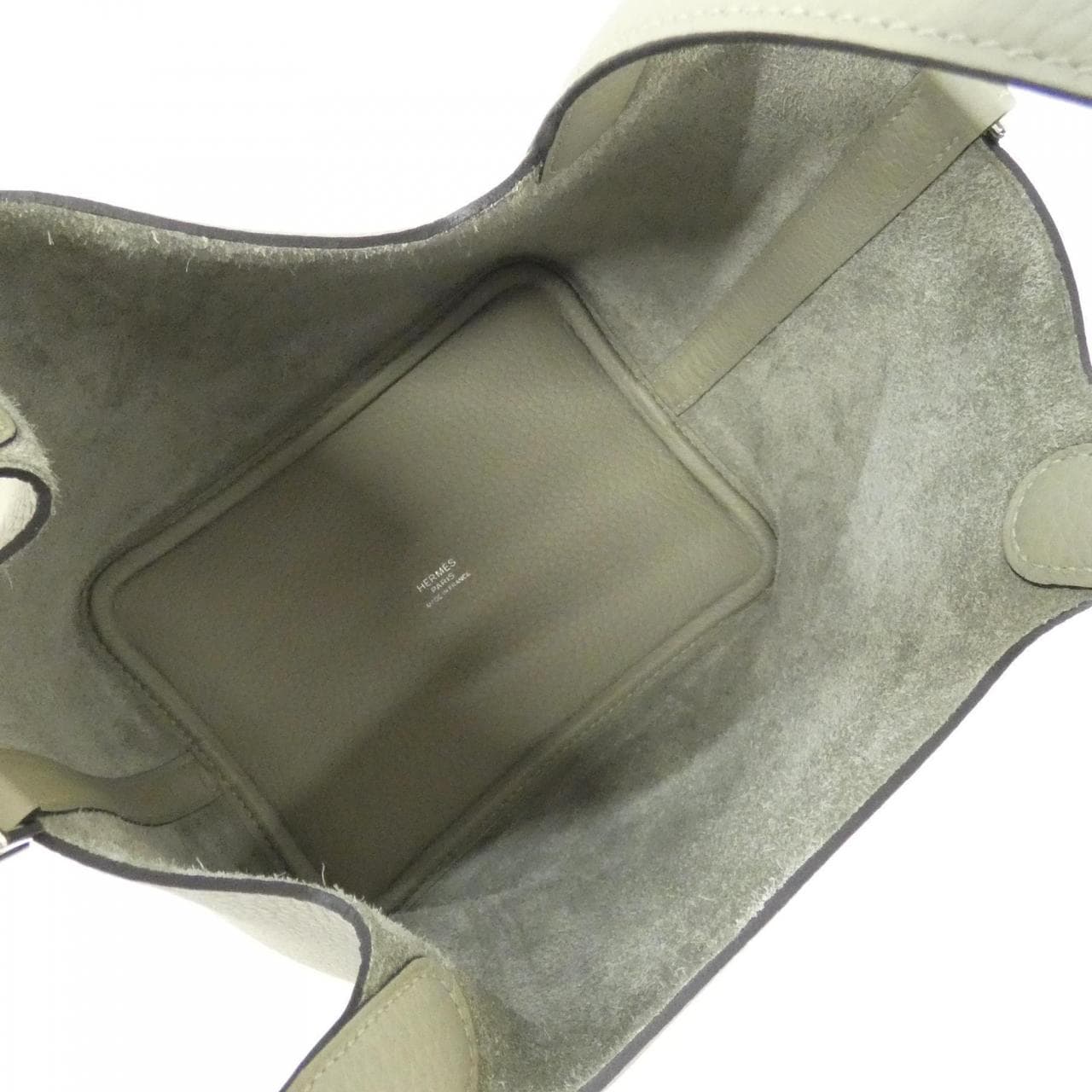 HERMES HERMÈS Picotin 056289CK Bag Clemence Clemence Leather - Thumbnail 5