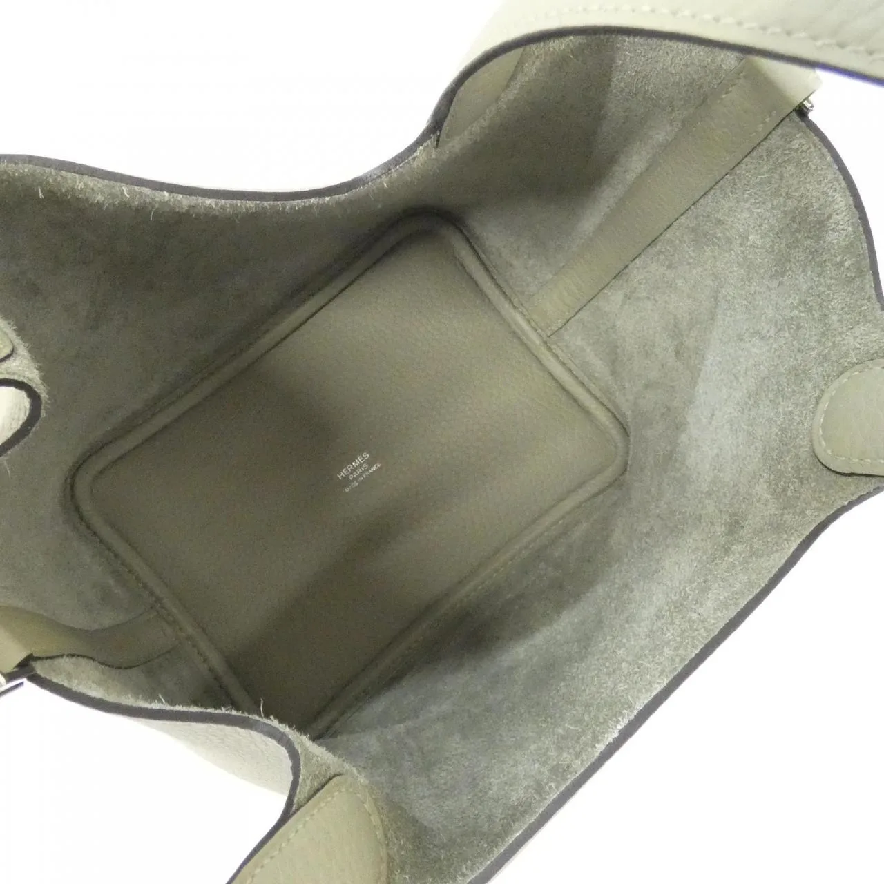 HERMES Picotin 056289CK Handbag Clemence Clemence Leather Unused - Thumbnail 5