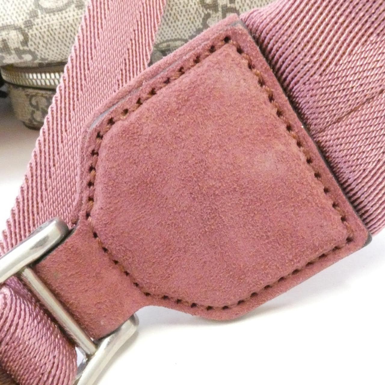 GUCCI 410544 KU2BN Backpack Canvas 黑色 帆布 中古品B - 縮圖 6