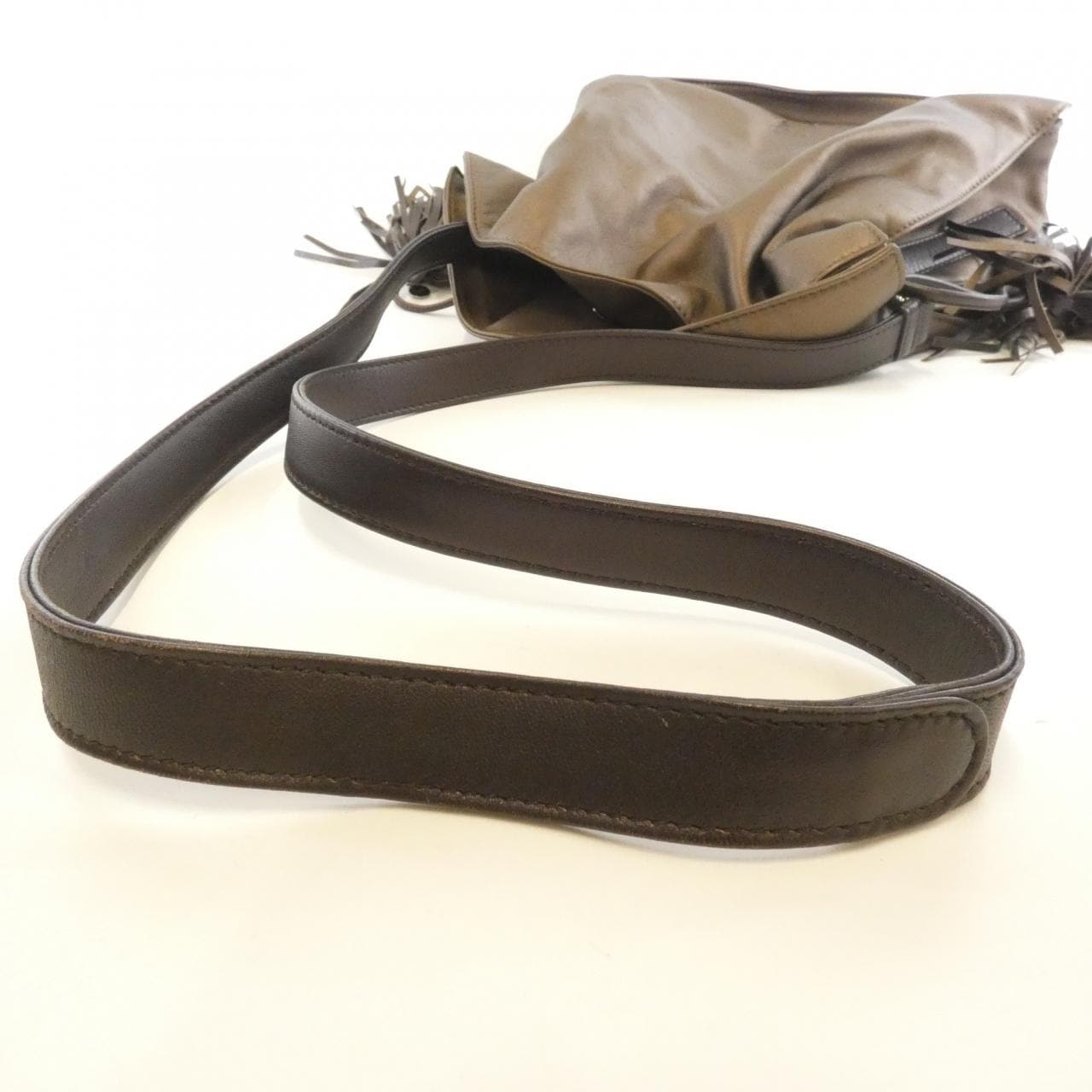 LOEWE Flamenco 380 85 E16 Shoulder 黑色 中古品A - 縮圖 5