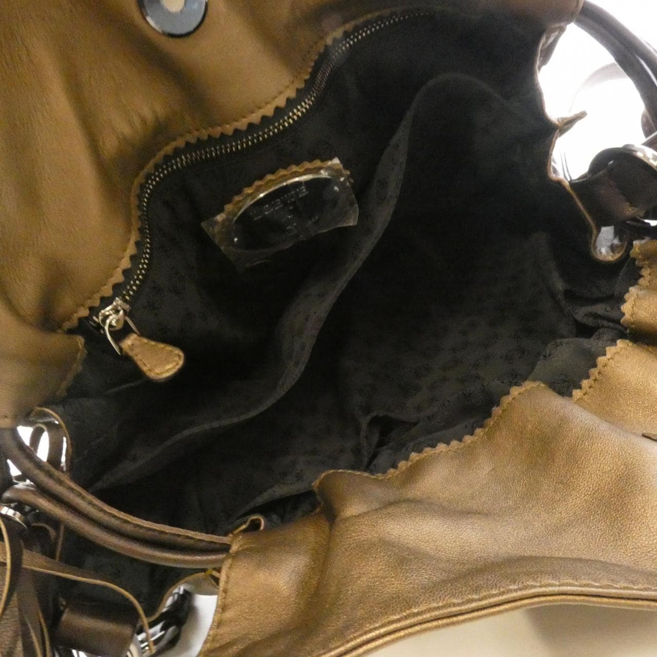 LOEWE Flamenco 380 85 E16 Shoulder 黑色 中古品A - 縮圖 7