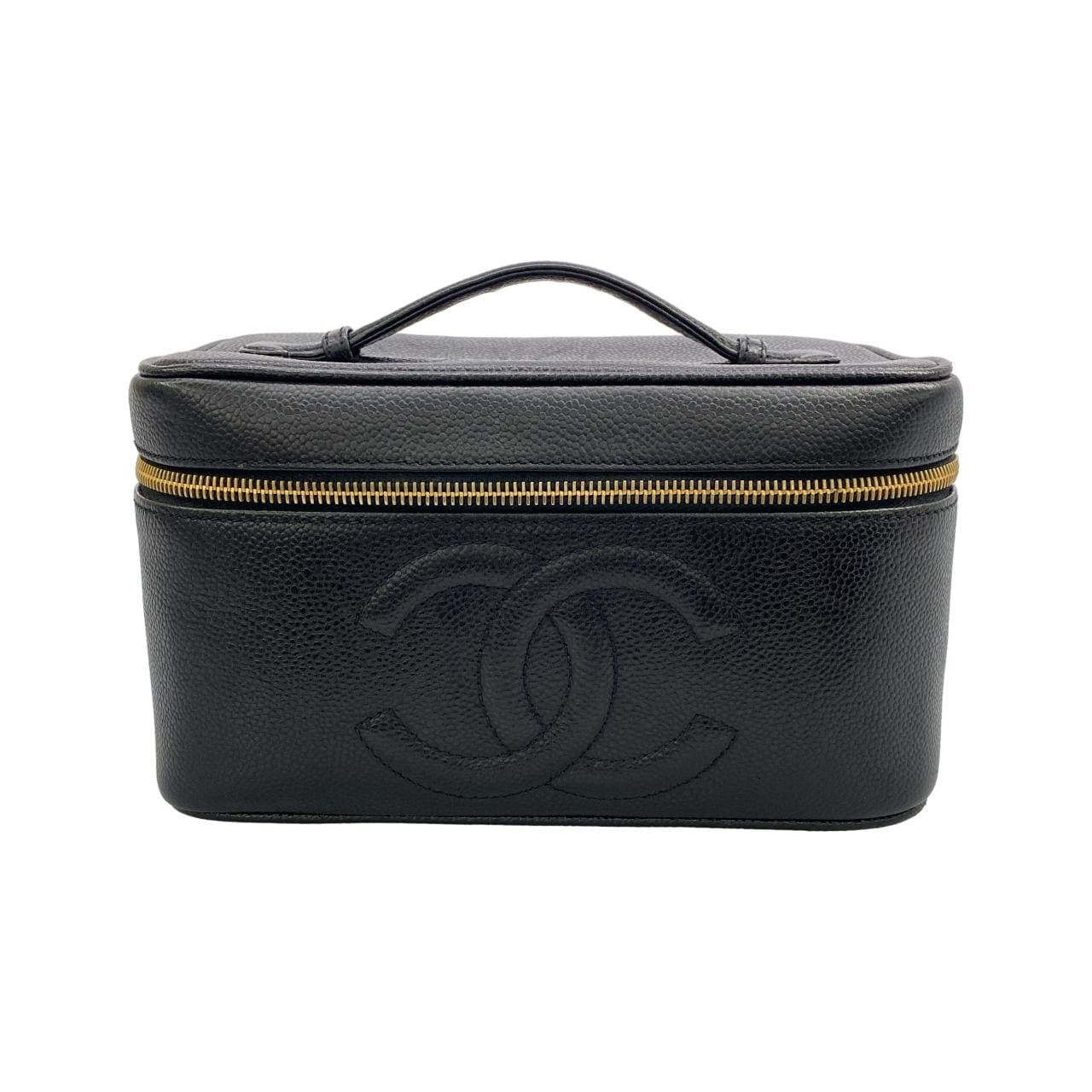 CHANEL 08090 Bag Grained Calfskin