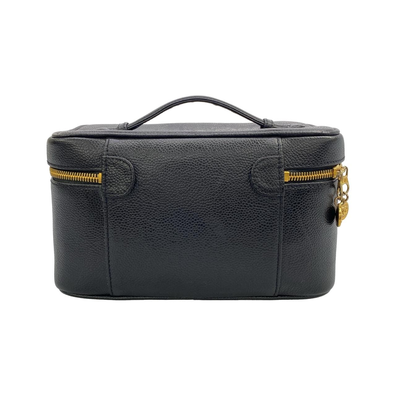 CHANEL 08090 Bag Grained Calfskin 黑色 荔枝紋牛皮 中古品A - 縮圖 2