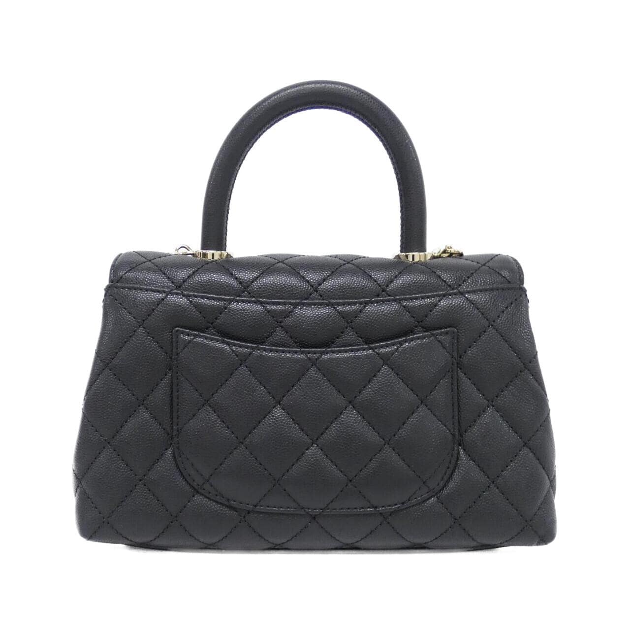 CHANEL Matelasse 92990 Bag Grained Calfskin Black Grained Calfskin - Thumbnail 2