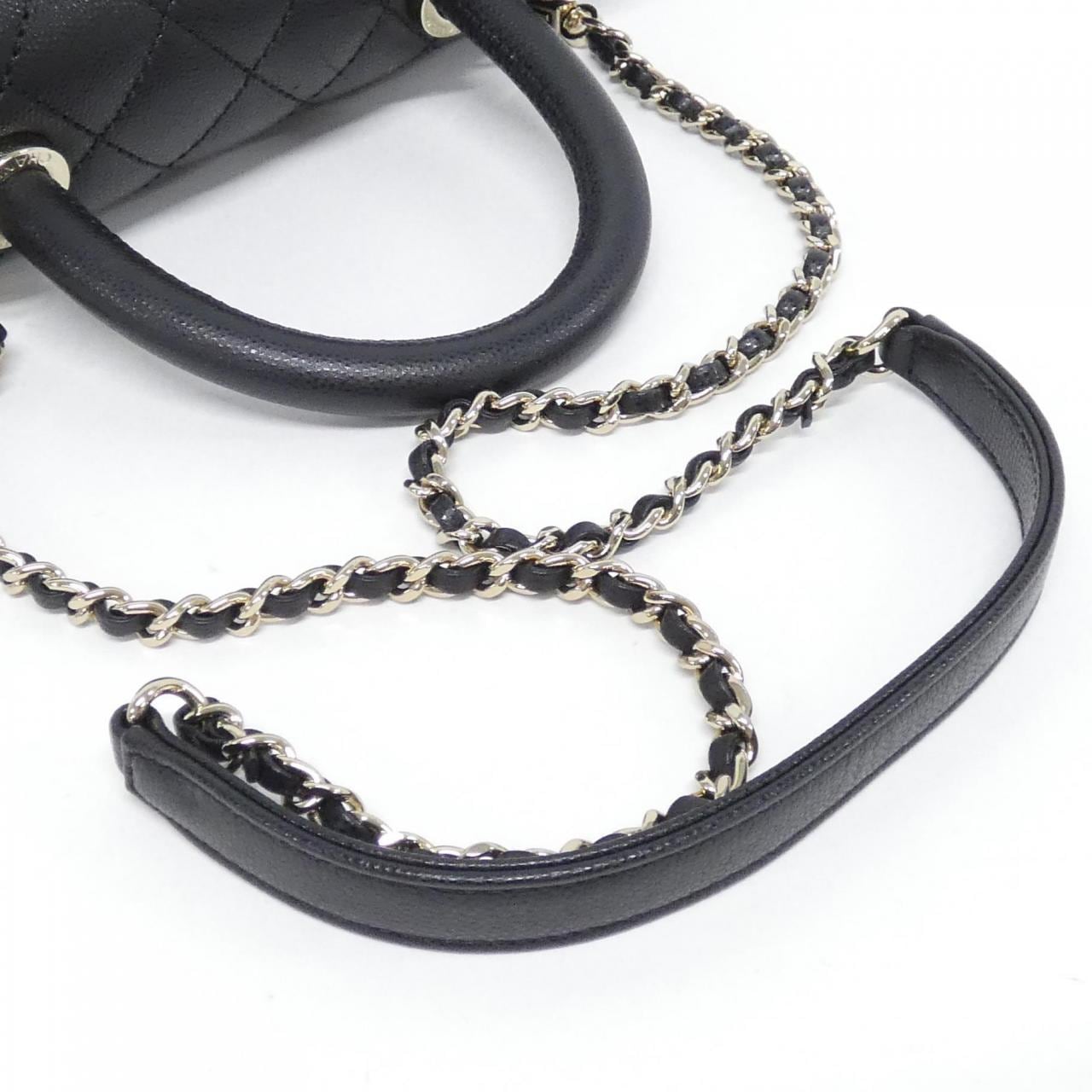 CHANEL Matelasse 92990 Bag Grained Calfskin Black Grained Calfskin - Thumbnail 5