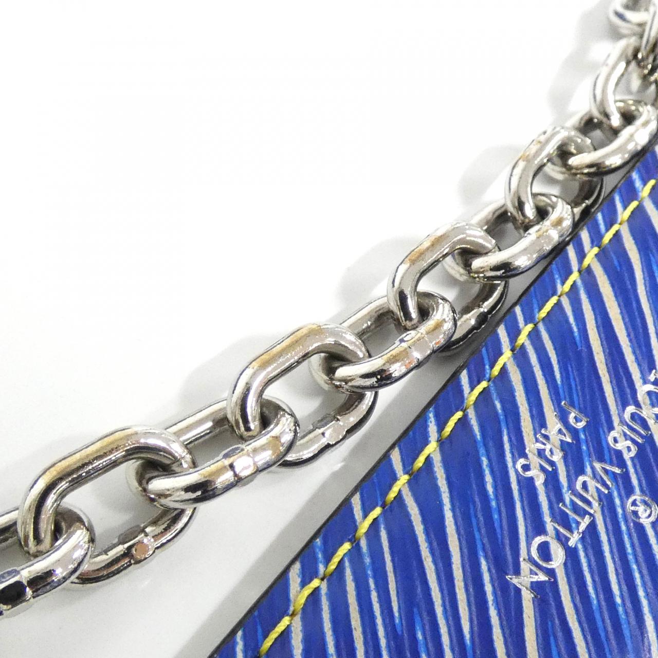 LOUIS VUITTON Twist M50271 Shoulder Bag Denim Blue Denim - Thumbnail 8