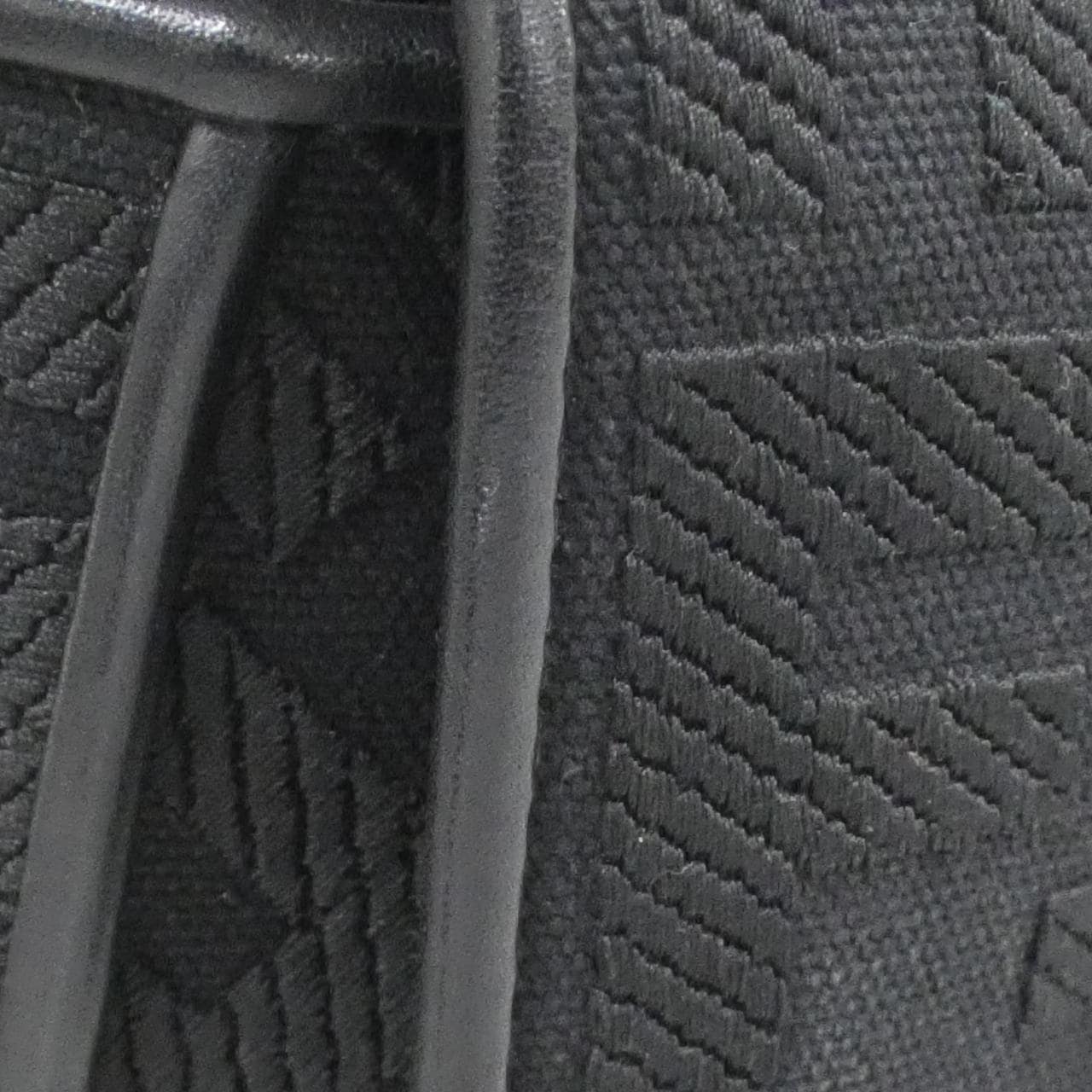 FENDI Baguette 8BR600 AMCD Shoulder Bag Canvas 黑色 帆布 中古品A - 縮圖 6