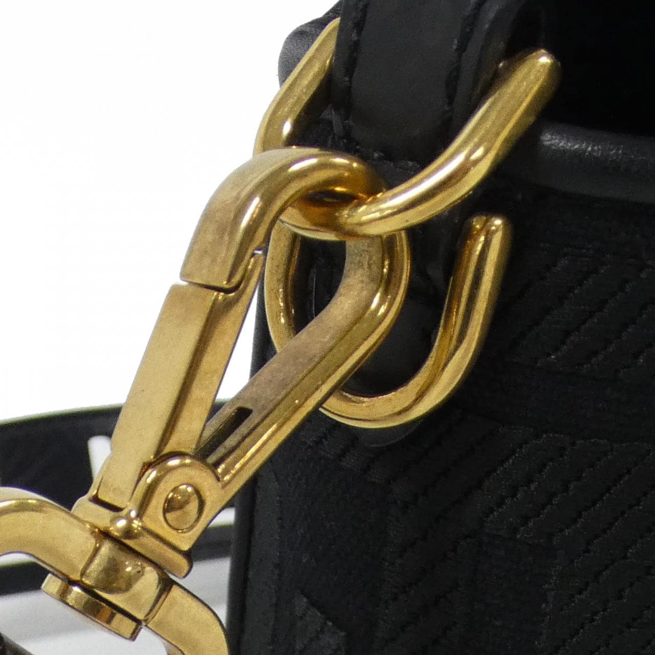 FENDI Baguette 8BR600 AMCD Shoulder Bag Canvas 黑色 帆布 中古品A - 縮圖 8