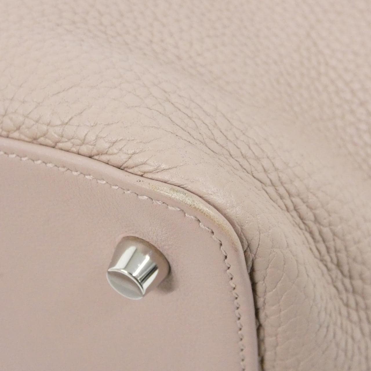 HERMES HERMÈS 069448CK Bag Clemence 黑色 Clemence 皮 中古品A - 縮圖 3