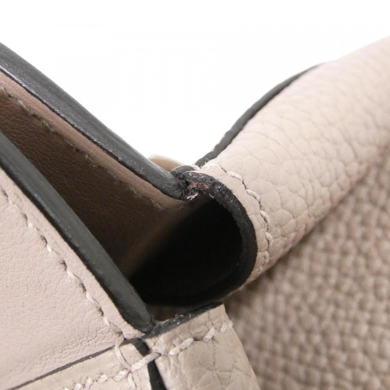 HERMES HERMÈS 069448CK Bag Clemence 黑色 Clemence 皮 中古品A - 縮圖 7