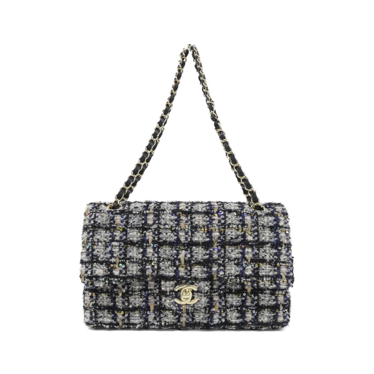 CHANEL Matelasse 1112 Shoulder Tweed