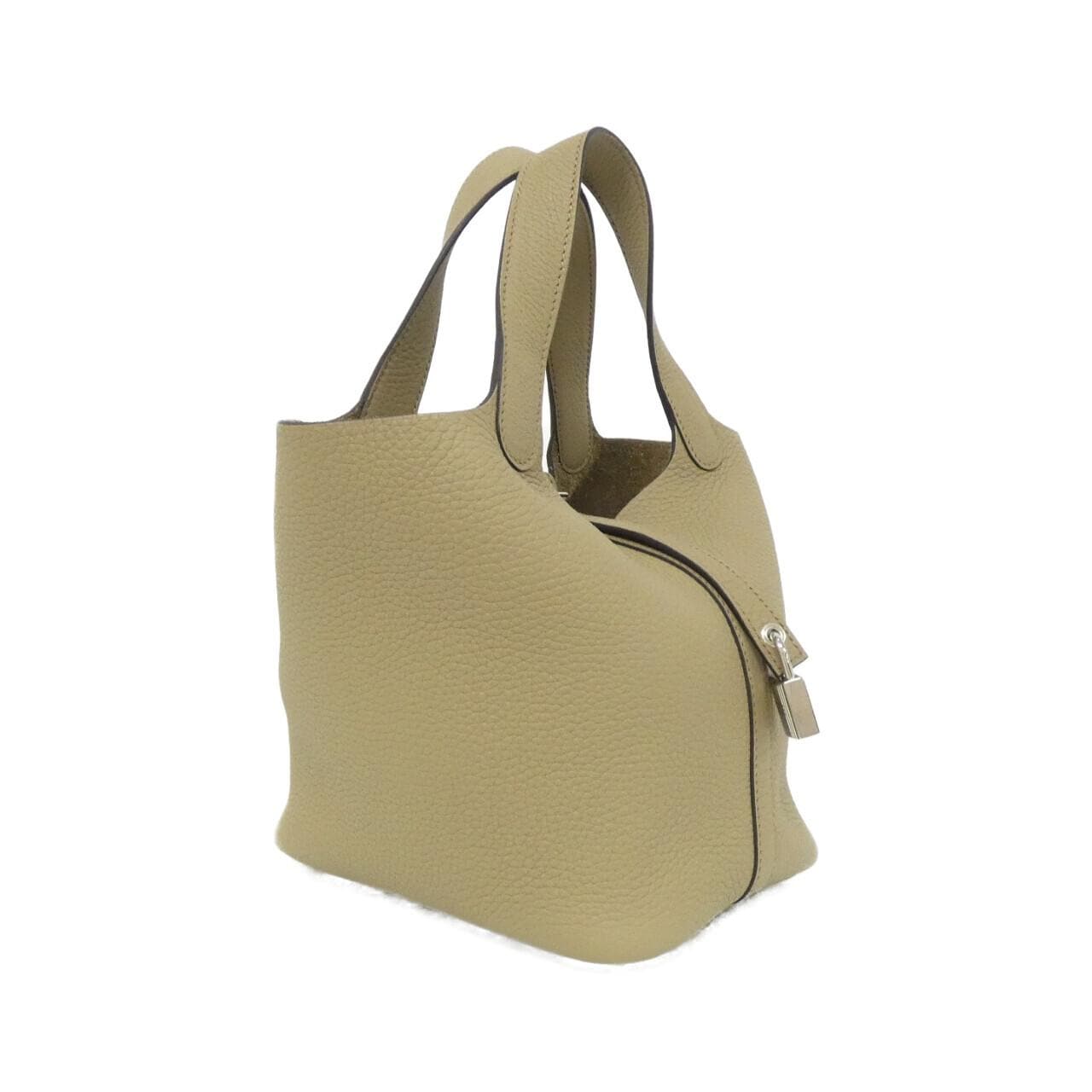 HERMES HERMÈS Picotin 056289CK Bag Clemence Beige