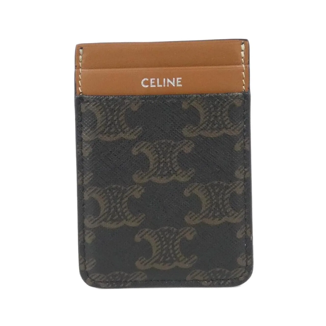 CELINE 10N492EEN Card Case Canvas