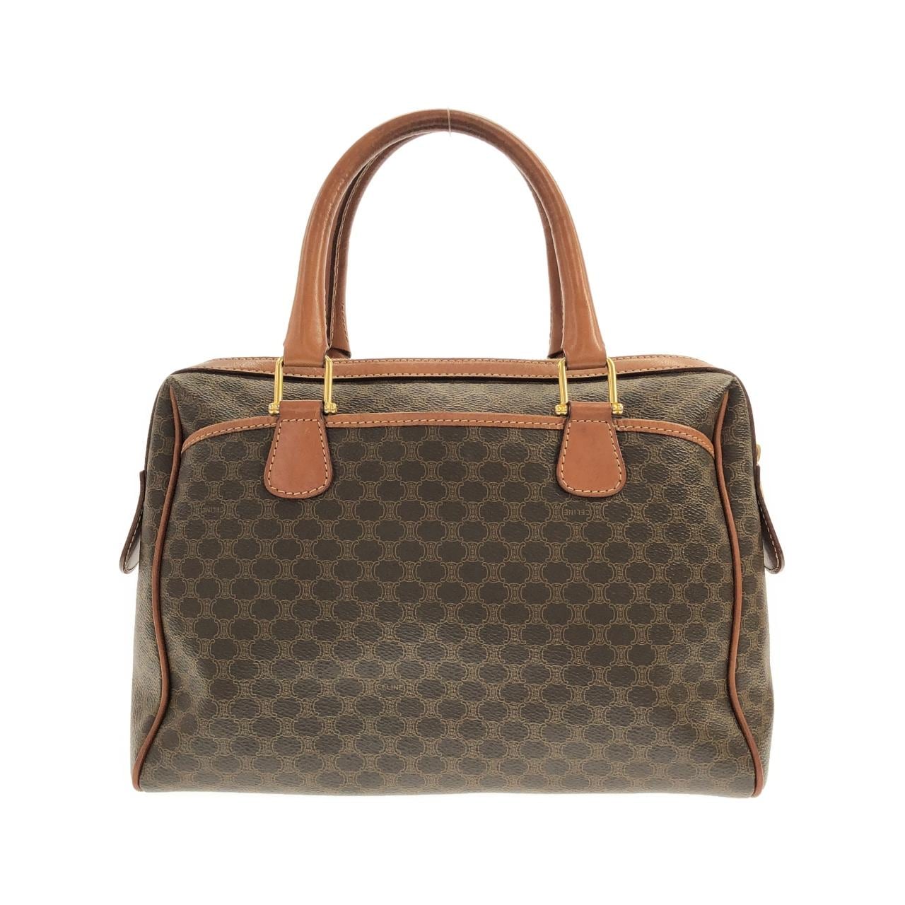 CELINE Boston Canvas Brown Canvas - Thumbnail 2