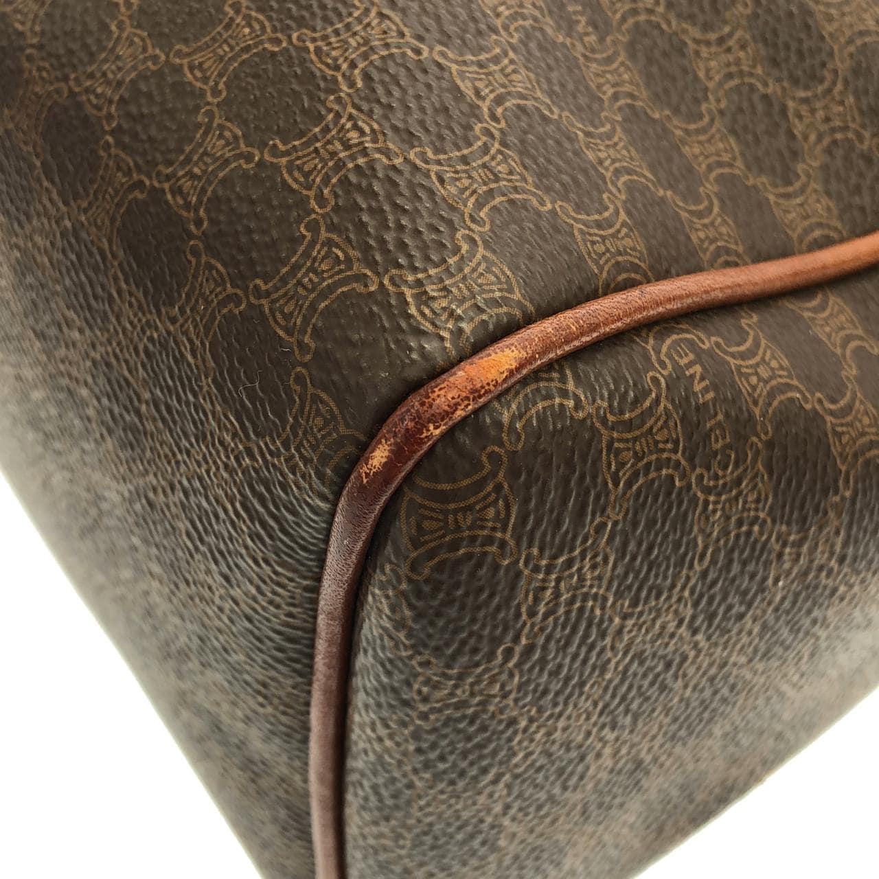 CELINE Boston Canvas Brown Canvas - Thumbnail 3