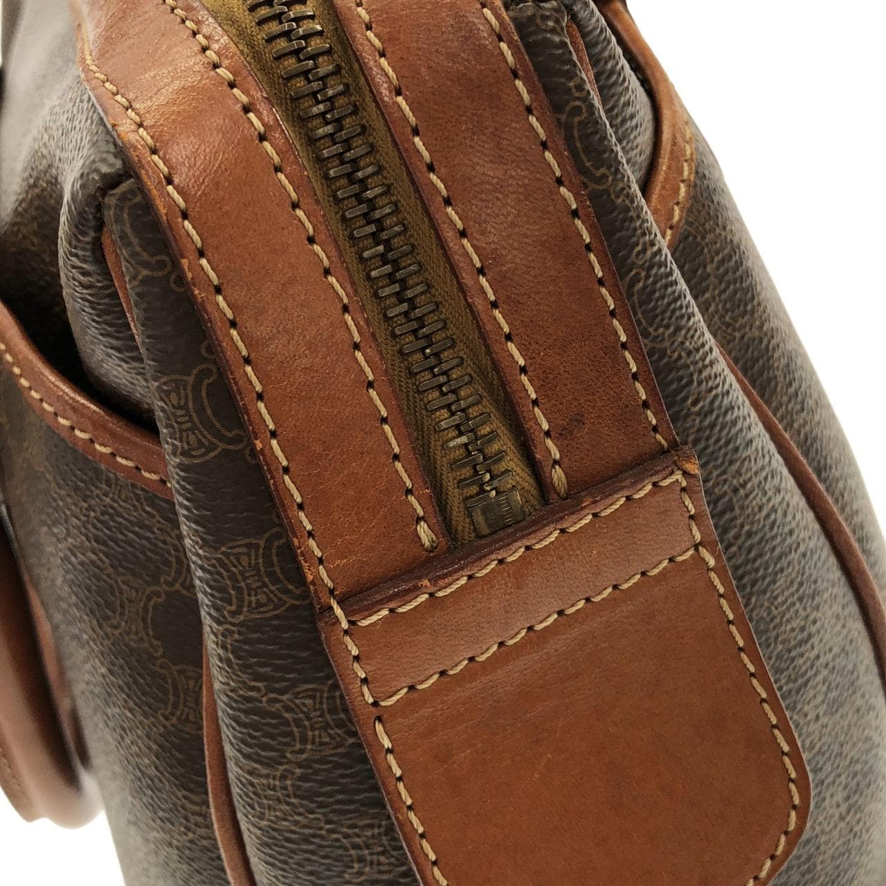 CELINE Boston Canvas Brown Canvas - Thumbnail 5