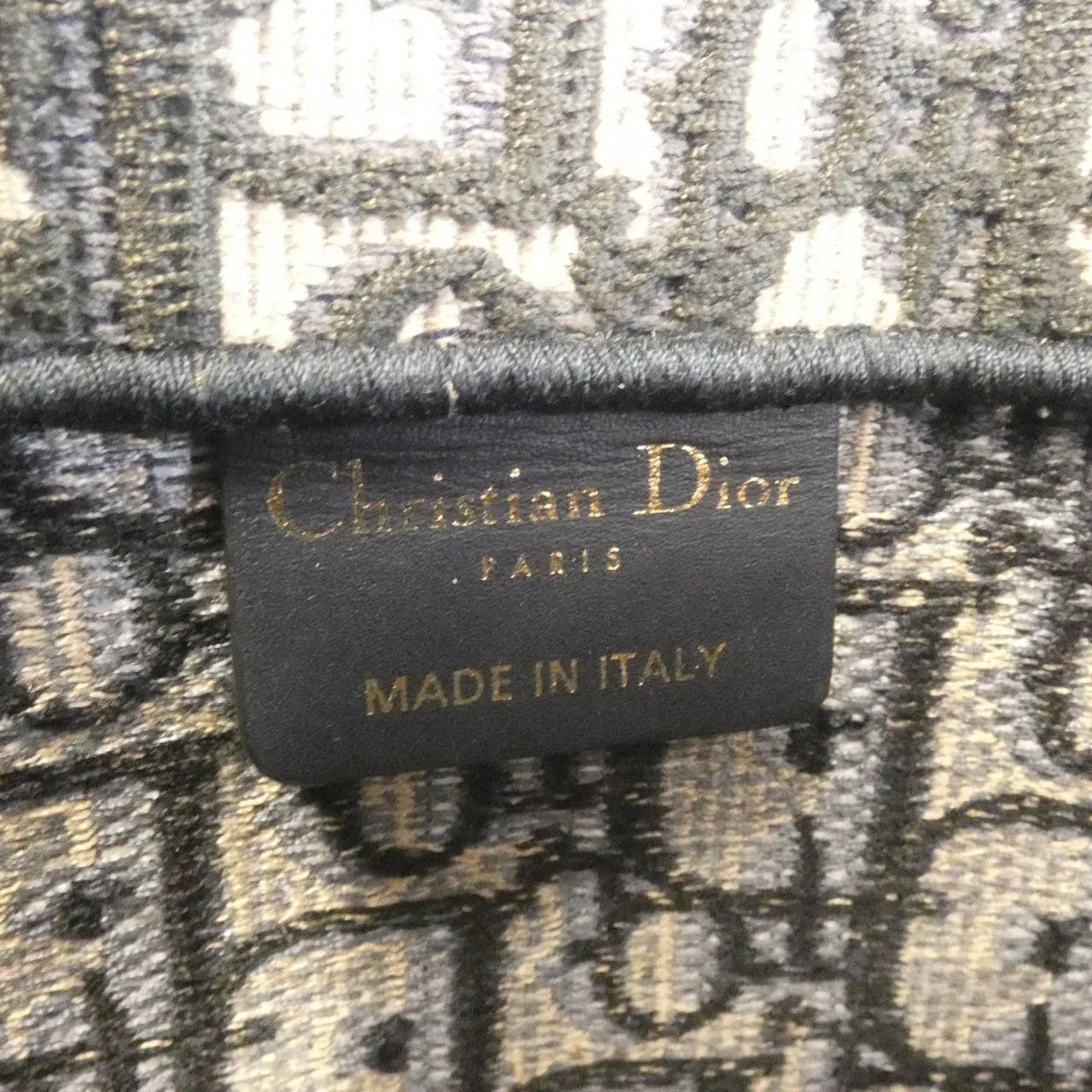 DIOR Book Tote M1296ZRIW Tote Canvas