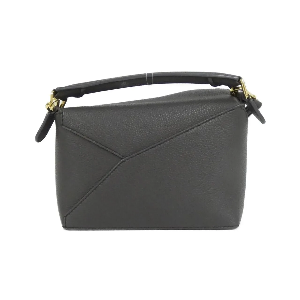 LOEWE Puzzle A510P88X16 Handbag Black Rank A - Thumbnail 2