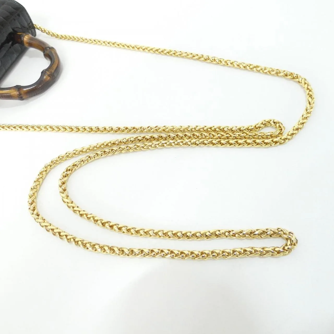 GUCCI 005 781 0259 Handbag Crocodile Black Crocodile Rank A - Thumbnail 7