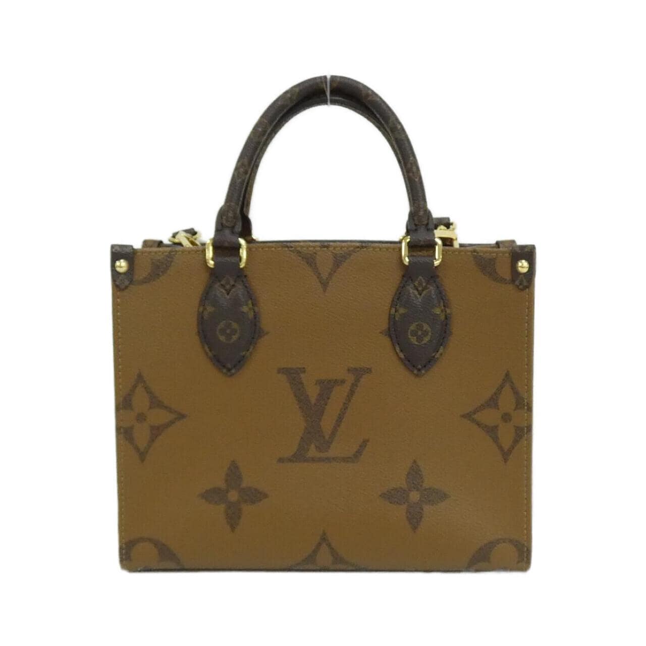 LOUIS VUITTON OnTheGo M46373 Bag Monogram 黑色 Monogram 中古品A - 縮圖 2