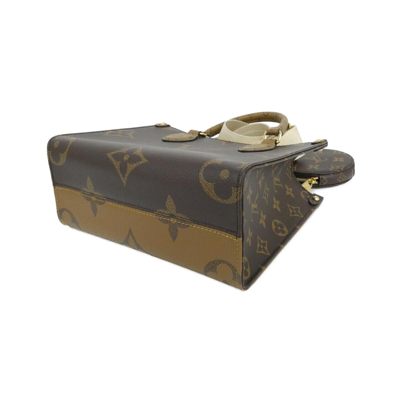LOUIS VUITTON OnTheGo M46373 Bag Monogram 黑色 Monogram 中古品A - 縮圖 3