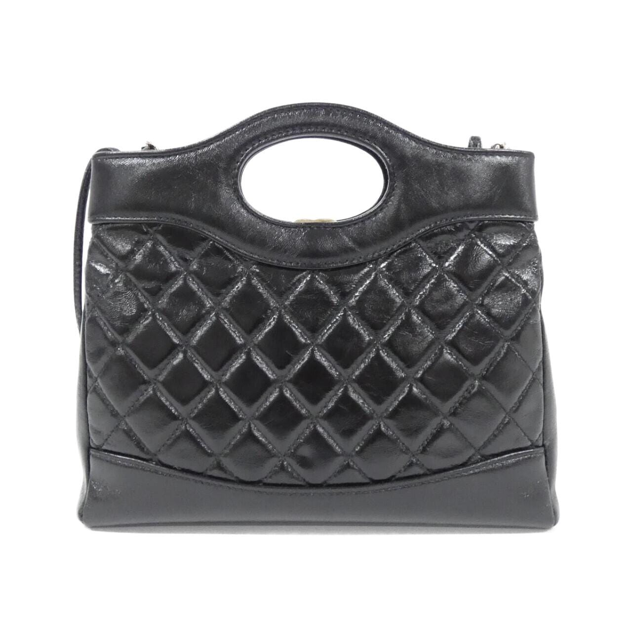 CHANEL AS4133 Handbag Lambskin Black Lambskin - Thumbnail 2