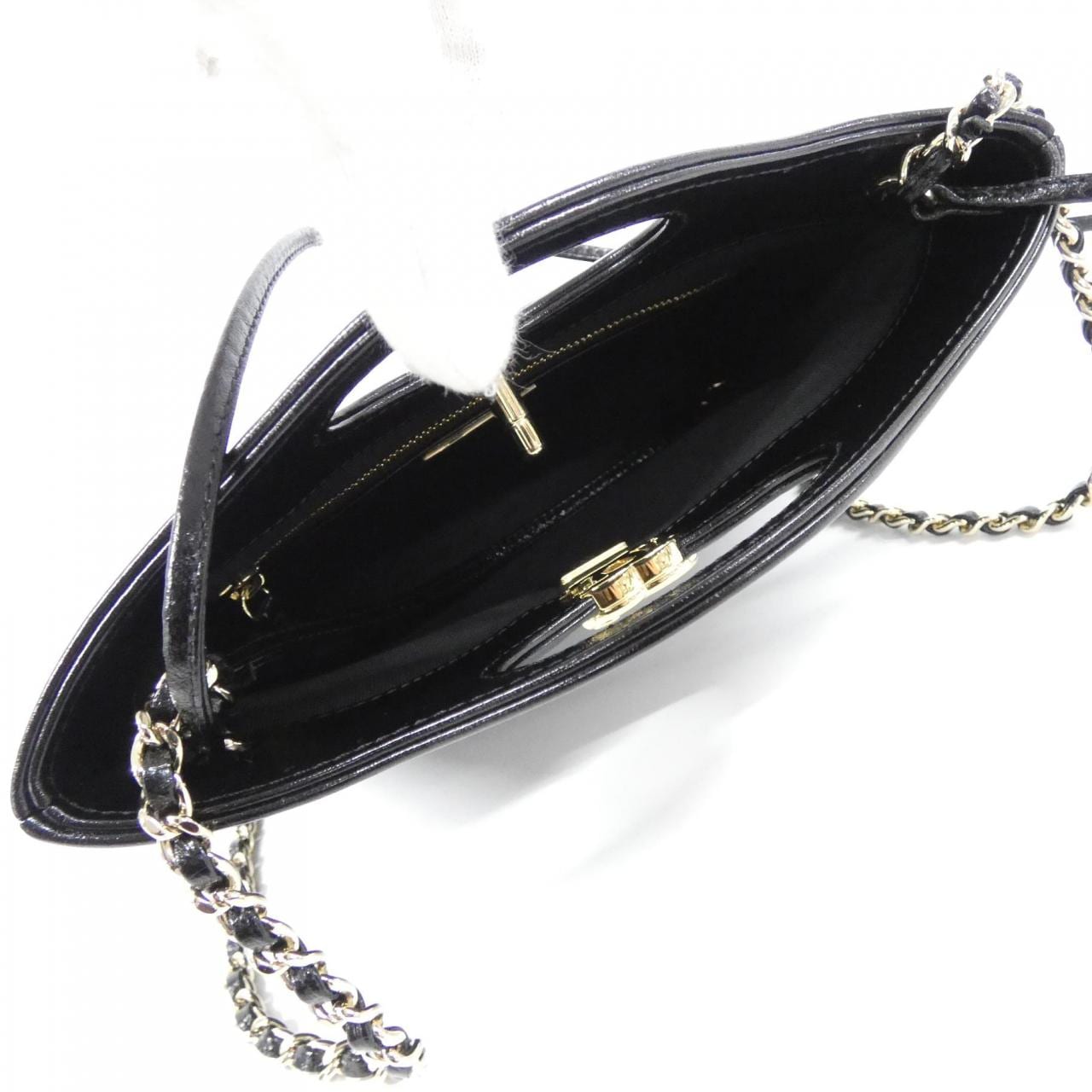 CHANEL AS4133 Handbag Lambskin Black Lambskin - Thumbnail 5