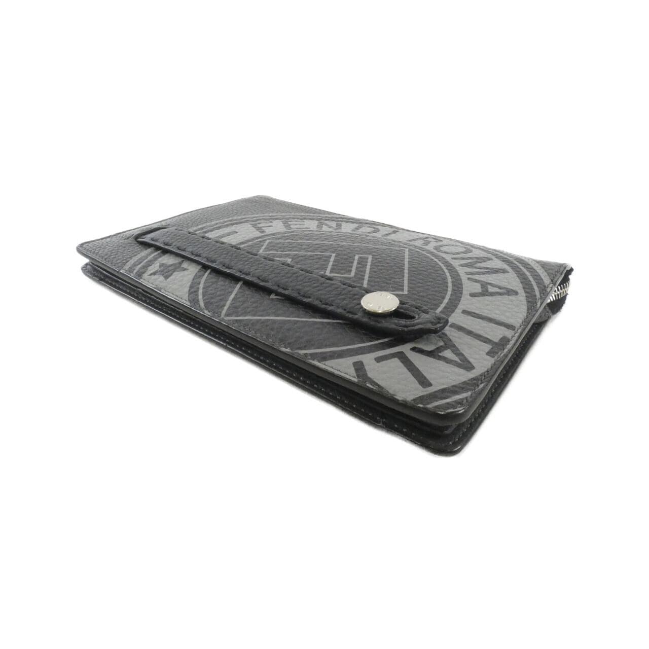 FENDI Baguette 7VA350 A4BH Handbag Leather 黑色 皮革 - 縮圖 3