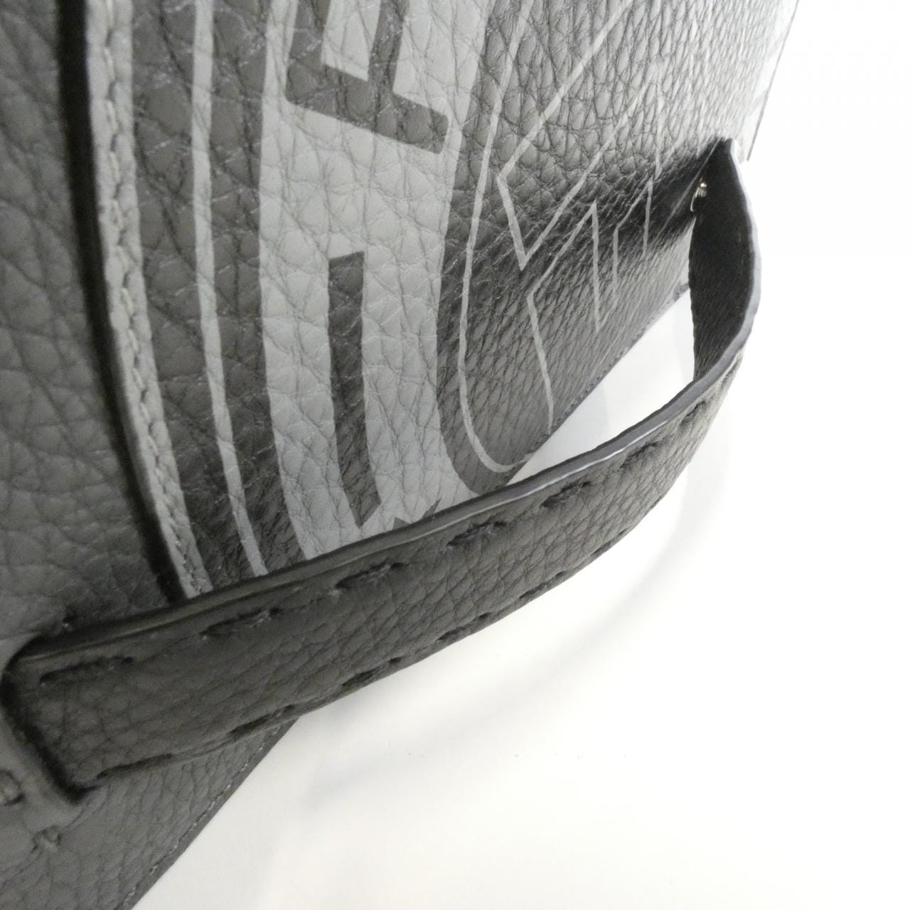 FENDI Baguette 7VA350 A4BH Handbag Leather 黑色 皮革 - 縮圖 6