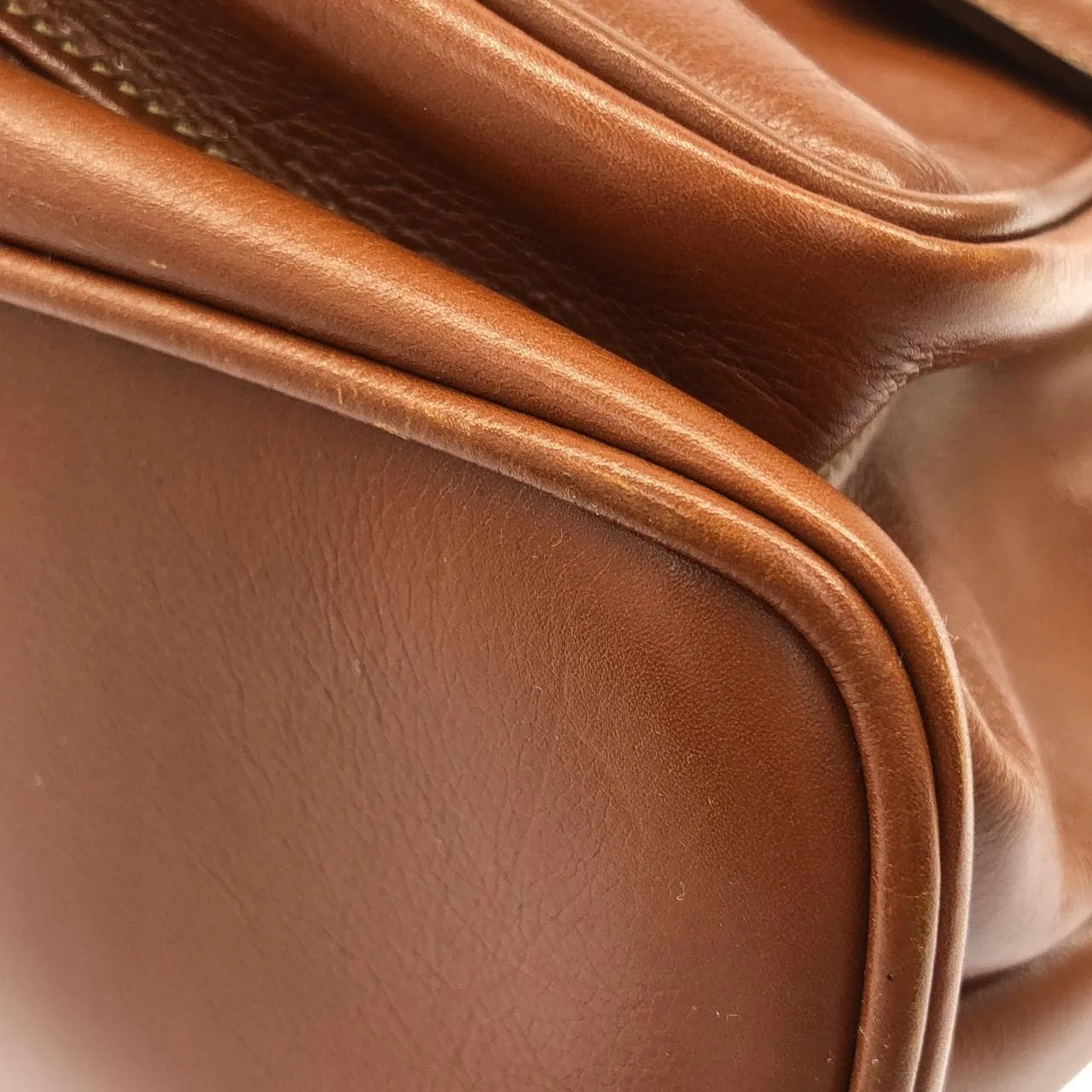 GUCCI 003 2058 Backpack Leather 棕色 皮革 中古品A - 縮圖 3