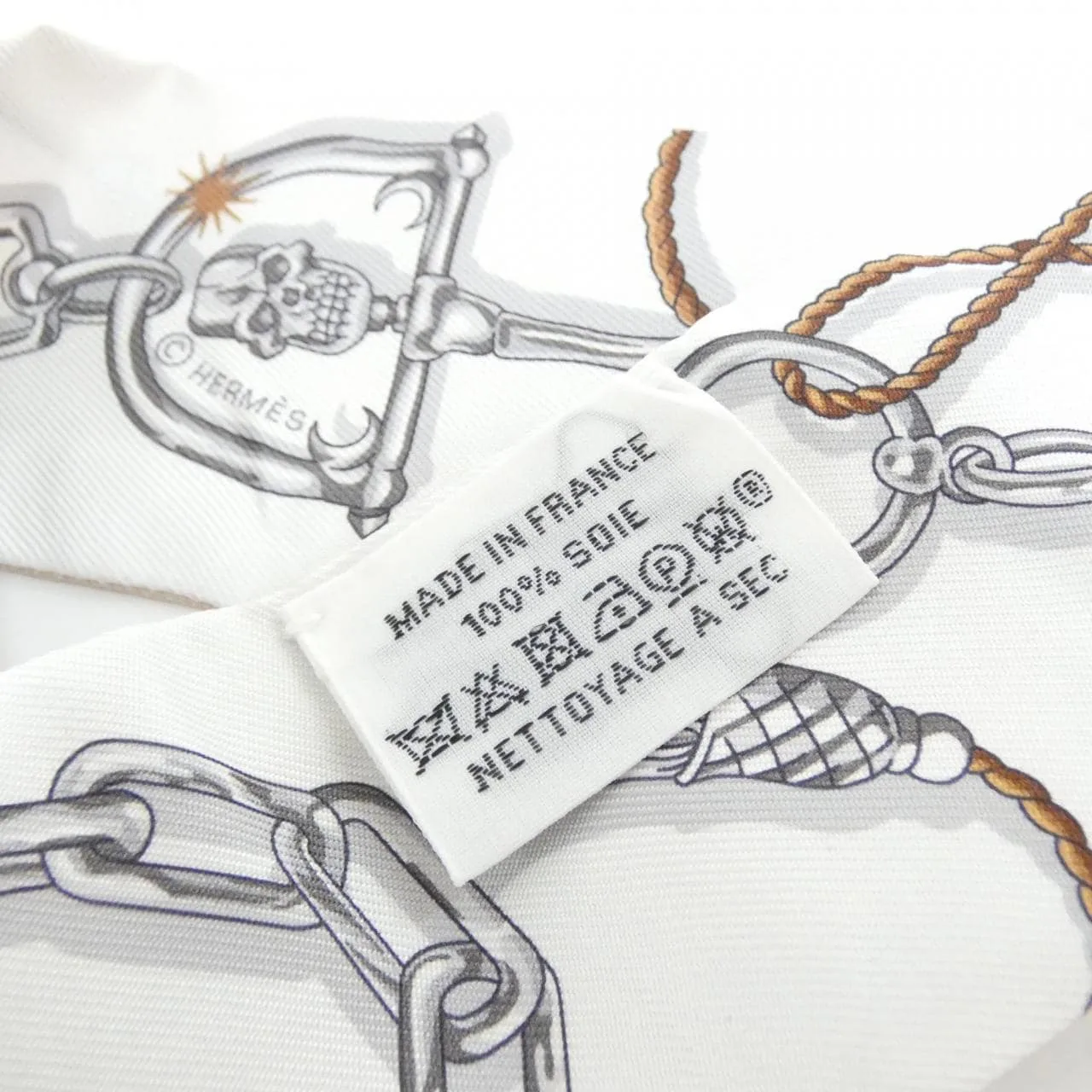 HERMES 062743S Scarf Black Rank A - Thumbnail 3