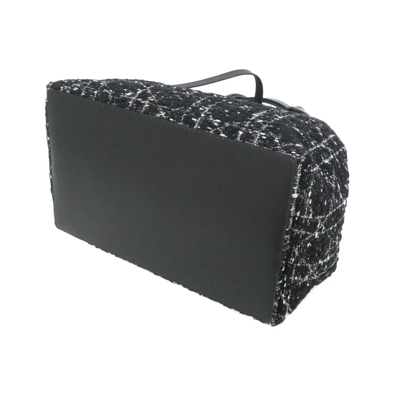 DIOR M28210TKV Handbag Tweed 黑色 粗花呢 - 縮圖 3