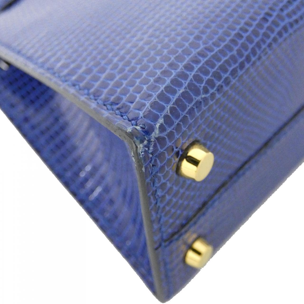 HERMES HERMÈS Kelly 078974CC Bag 藍色 中古品A - 縮圖 3