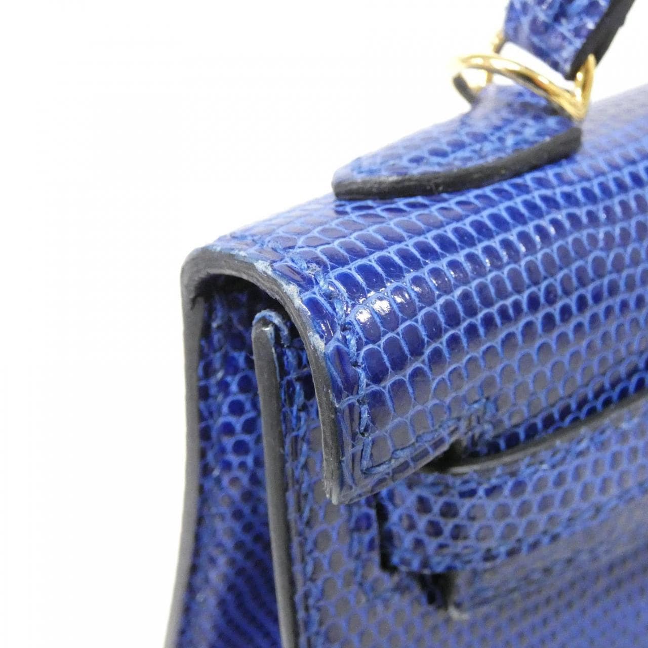 HERMES HERMÈS Kelly 078974CC Bag 藍色 中古品A - 縮圖 6