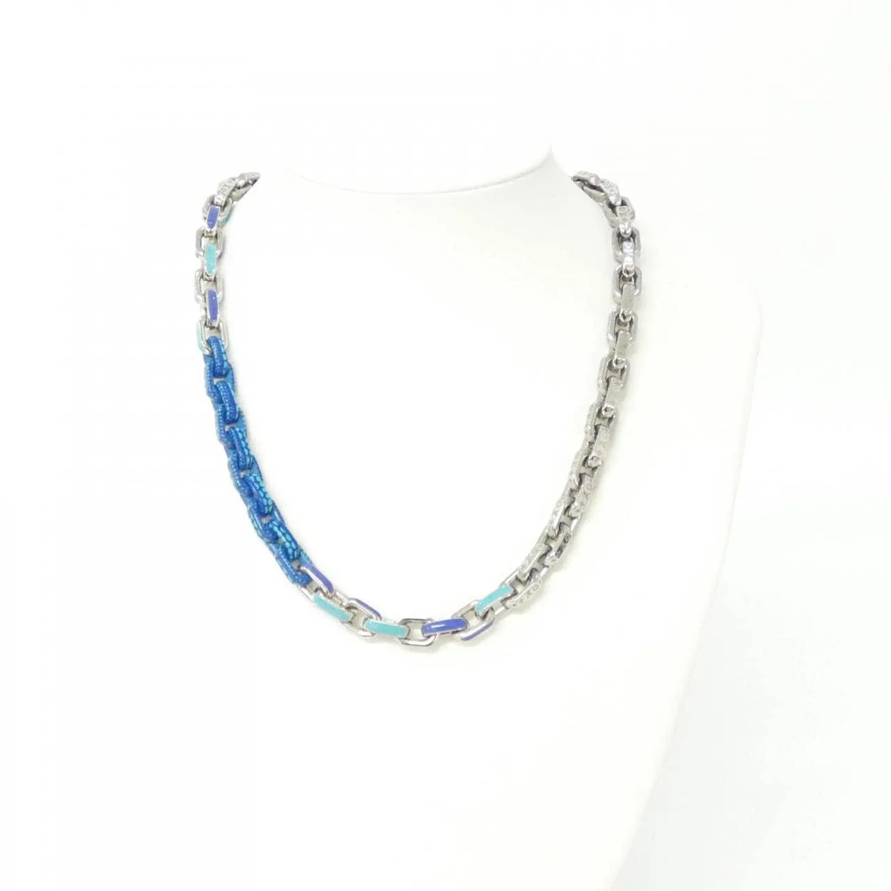 LOUIS VUITTON M01095 Accessories Patent Leather Blue Patent Leather Rank A - Thumbnail 4