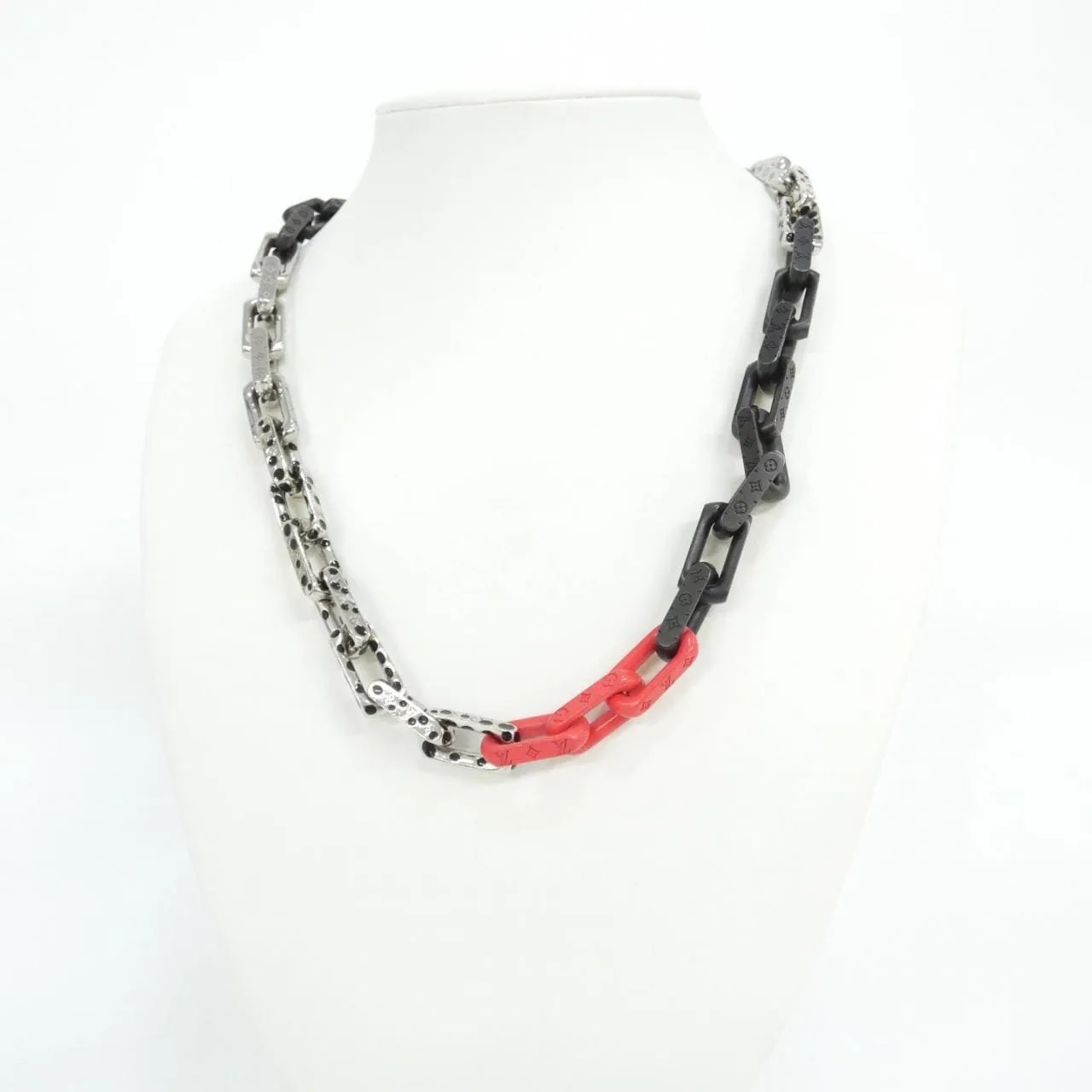 LOUIS VUITTON M01087 Accessories Monogram 黑色 Monogram 中古品A - 縮圖 5