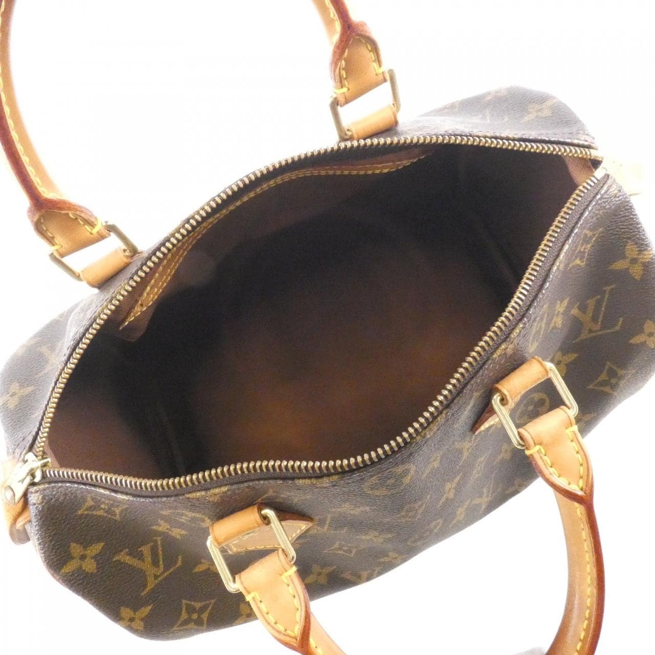 LOUIS VUITTON Speedy M41526 Boston Bag Monogram Black Monogram Rank B - Thumbnail 9