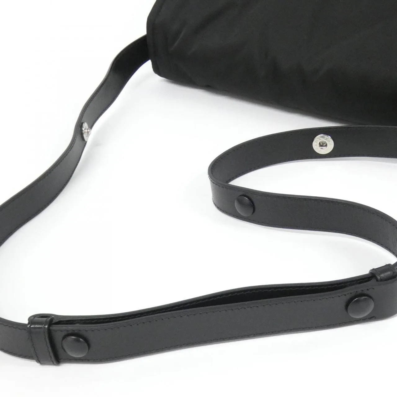 PRADA 1BD256 Shoulder 黑色 中古品A - 縮圖 7